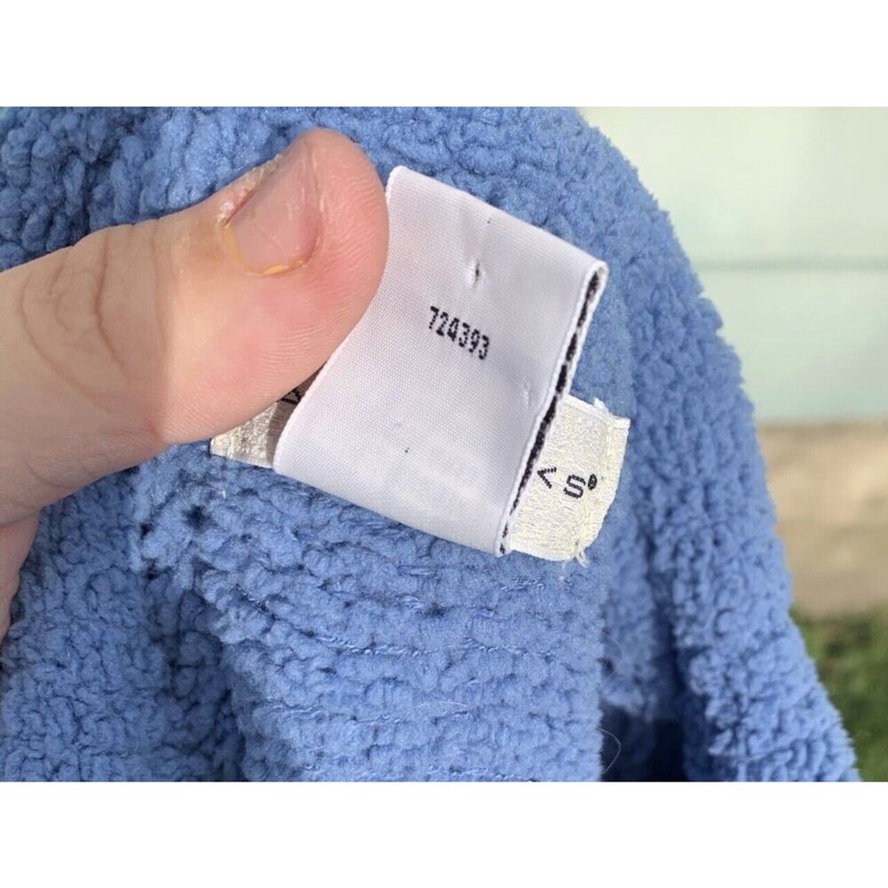 Vintage Yarnworks soft Fuzzy winter snowflake patterned mock neck sweater - Picture 6 of 8